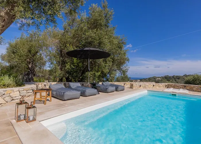 Entire Filitsa's Stonehouse In Paxos With Pool Tatil Evi Gaios
